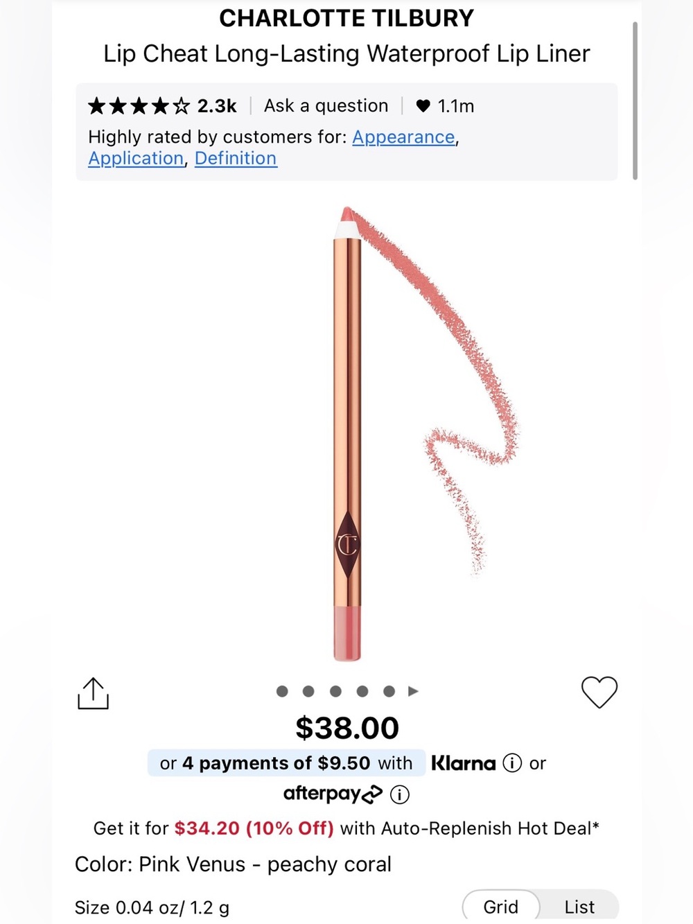 CHARLOTTE TILBURY LIP CHEAT